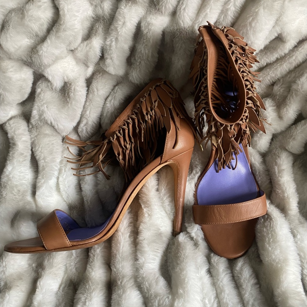 Sergio Rossi Fringe Heel